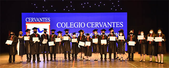 Acto de Graduación de la Promoción 2021 del Colegio Cervantes.